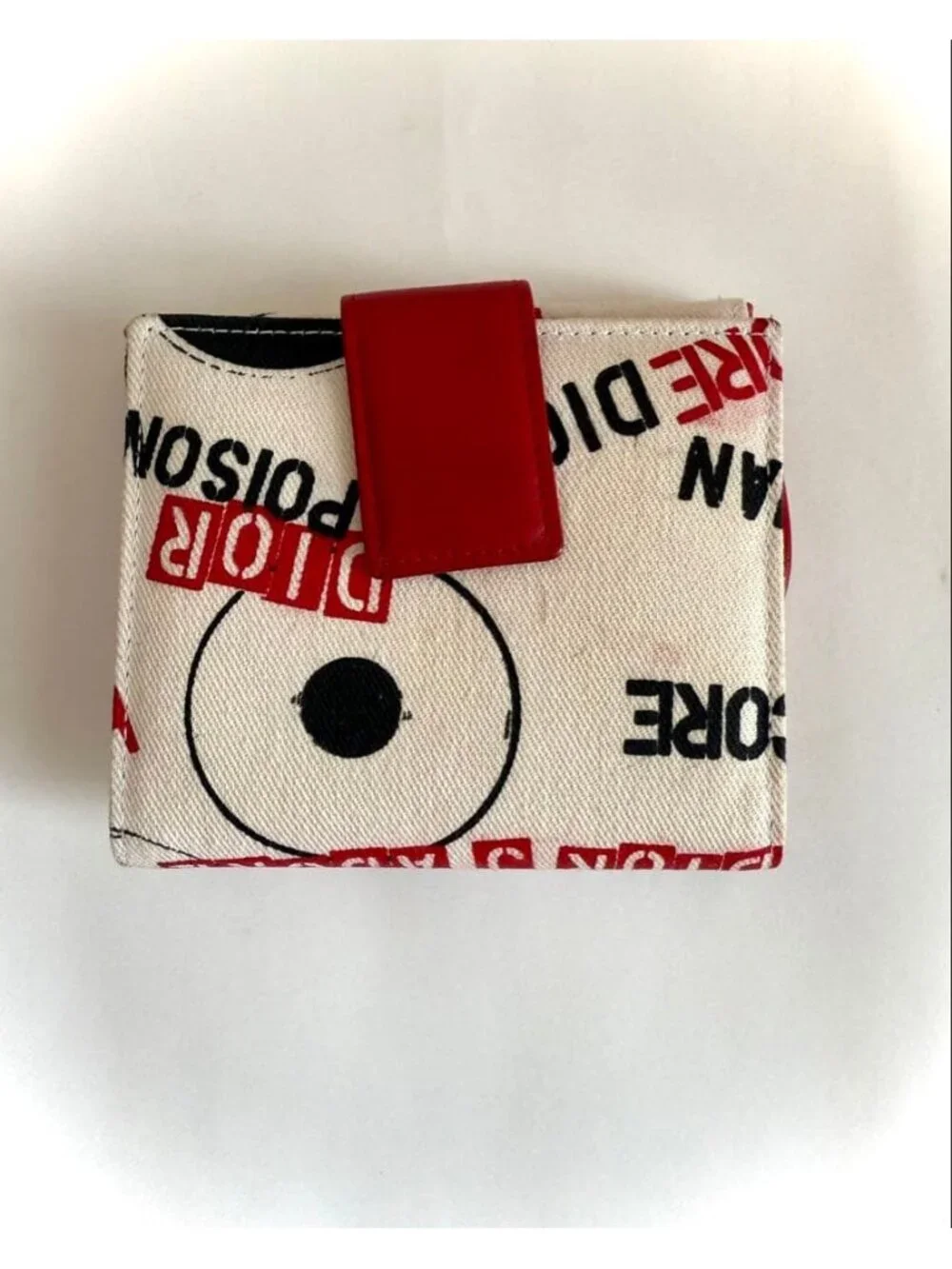 Dior Hardcore Record Print Bifold Wallet